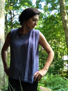 This top is loose and flowing, reminiscent of a Greek chiton.