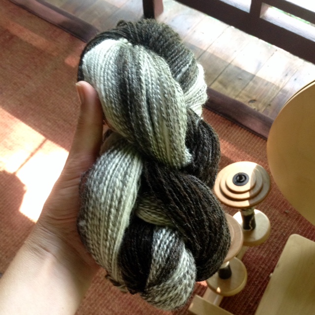 316 yards 2-ply sport weight East-Friesian/Tunis, and Jacob