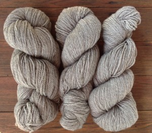 900+ yards Merino / Romney (DK) from Battenkill Fibers.