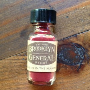 I purchased a tiny vial of cochineal on a recent visit to Brooklyn General.