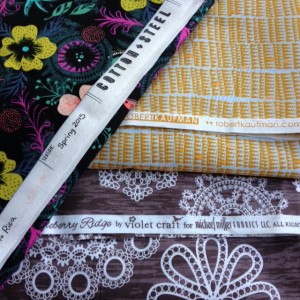 fabrics from Nido to be sewn into the Staple dress by April Rhodes