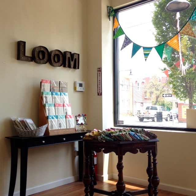 The LOOM Showroom in Morningside is new, and has a great selection of contemporary fabrics and indie patterns.