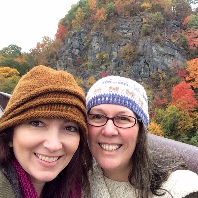 On Sunday morning, Claire and I walked the trestle bridge trail near Rosendale.