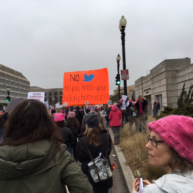 One of my favorite signs on our approach to the rally.