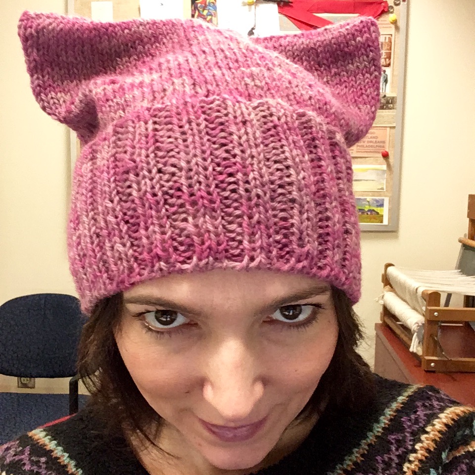 This #pussyhat is on its way to Vermont.